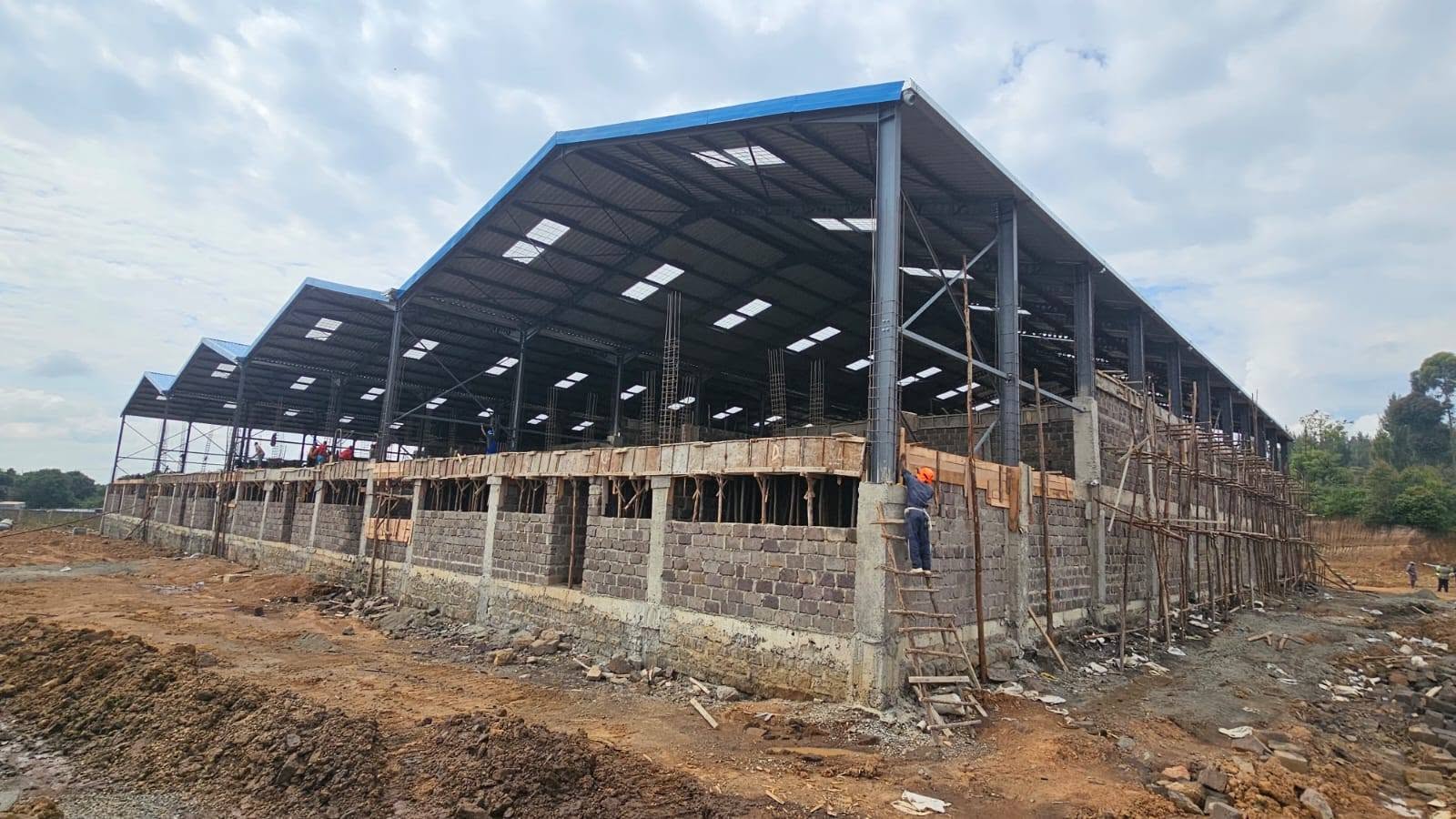 Ongoing construction of Njoro CAIP