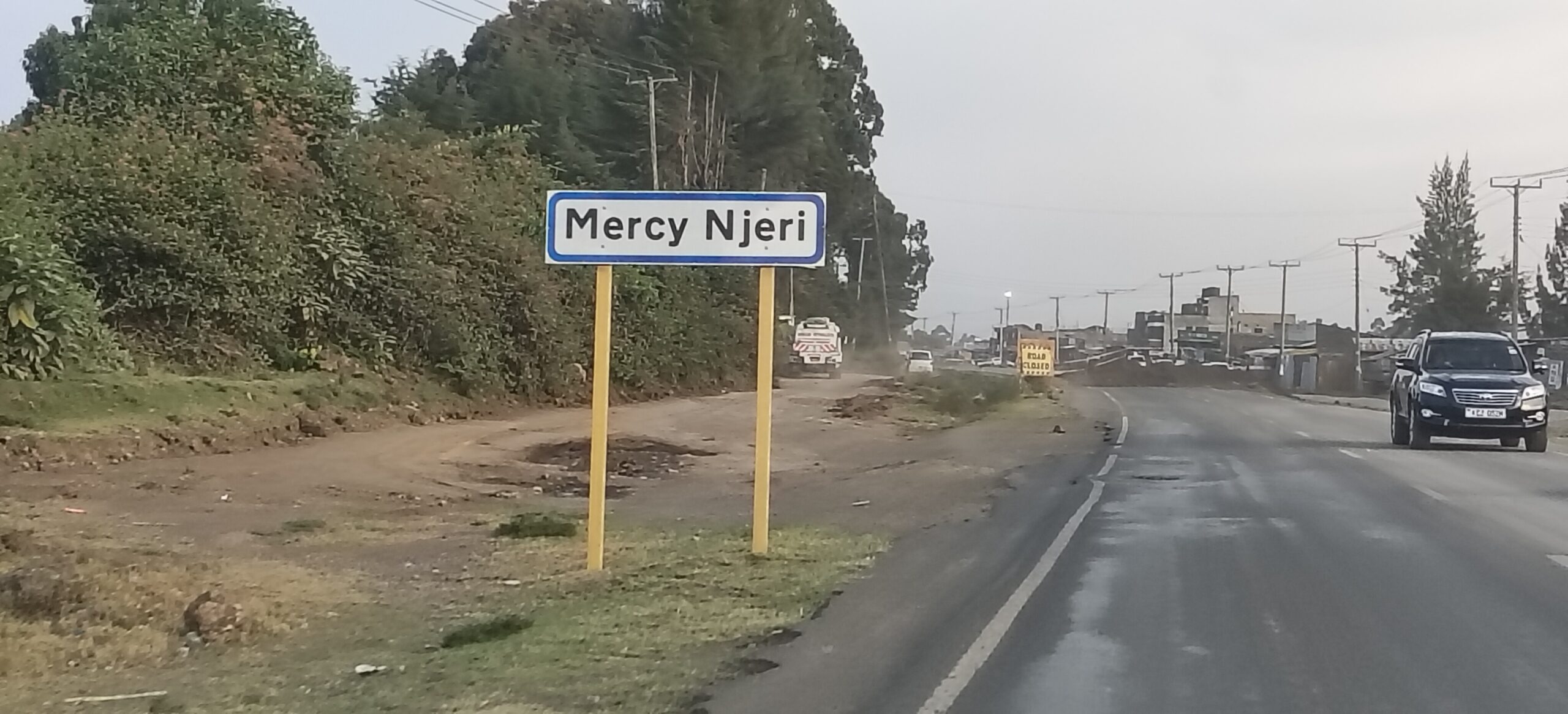 Mercy Njeri signboard